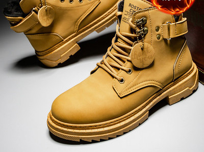 Ανδρικά χειμερινά μποτάκια με κορδόνια - σε τρία χρώματα