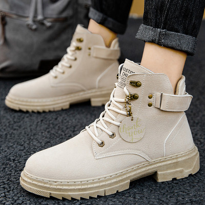 Ανδρικά χειμερινά μποτάκια με κορδόνια - σε τρία χρώματα