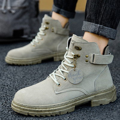 Ανδρικά χειμερινά μποτάκια με κορδόνια - σε τρία χρώματα
