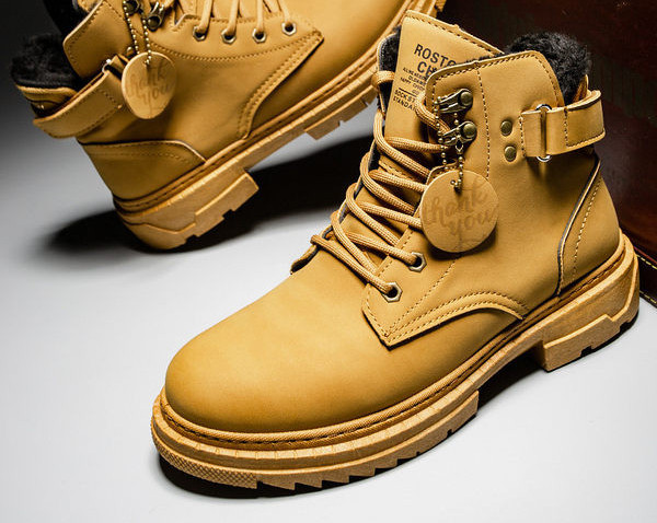 Ανδρικά χειμερινά μποτάκια με κορδόνια - σε τρία χρώματα