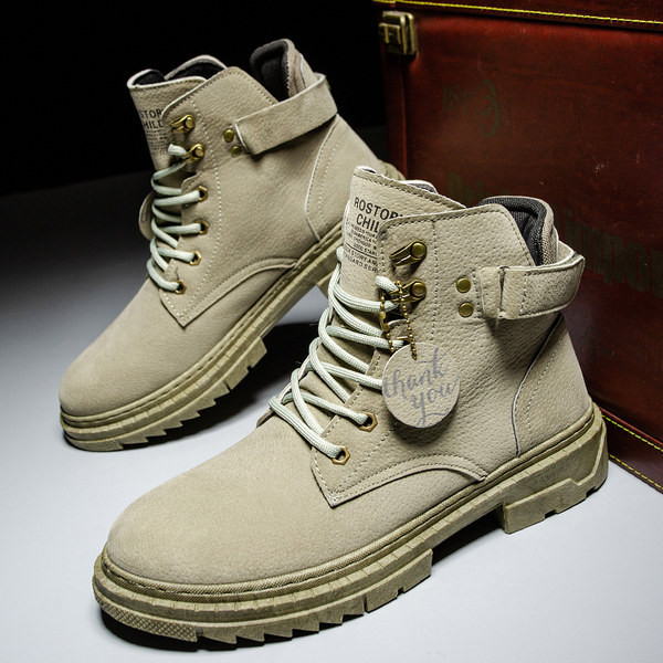 Ανδρικά χειμερινά μποτάκια με κορδόνια - σε τρία χρώματα