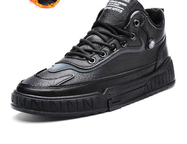 Νέο μοντέλο ανδρικά έκο δερμάτινα παπούτσια πουτσιών με κορδόνια σε μαύρο και καφέ χρώμα