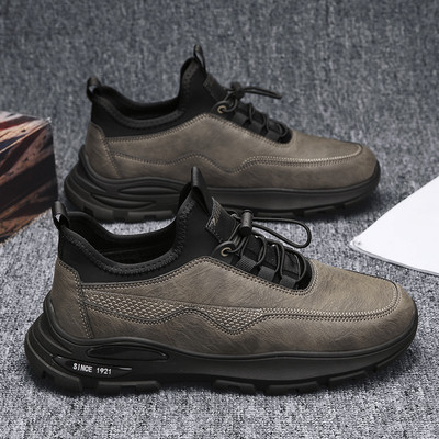 Έκο δερμάτινα sneakers με κορδόνια σε πολλά χρώματα