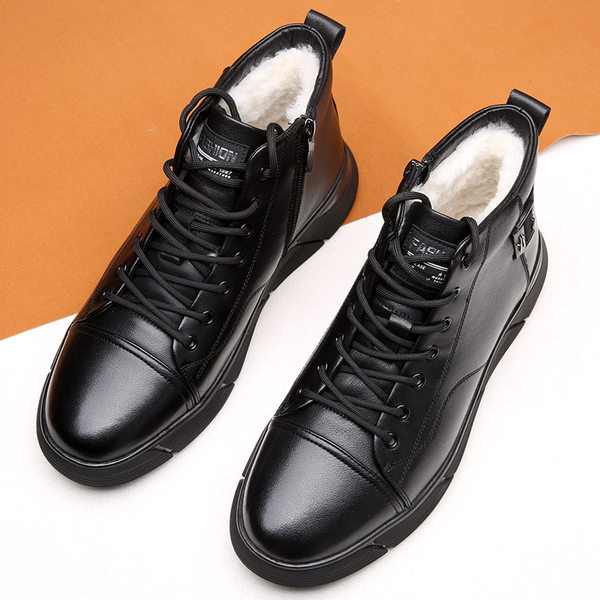 Muške zimske čizme s toplom postavom