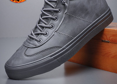 Ανδρικά χειμερινά παπούτσια με κορδόνια από έκο δέρμα