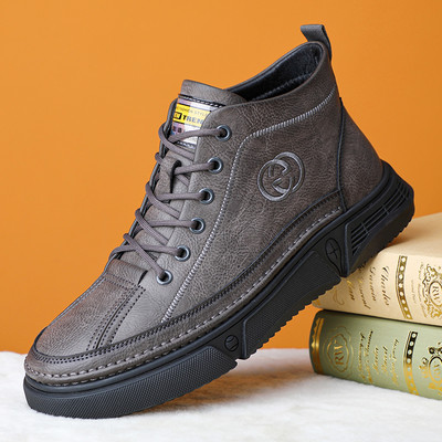 Χειμερινά ανδρικά παπούτσια από συνθετικό δέρμα - πολλά μοντέλα