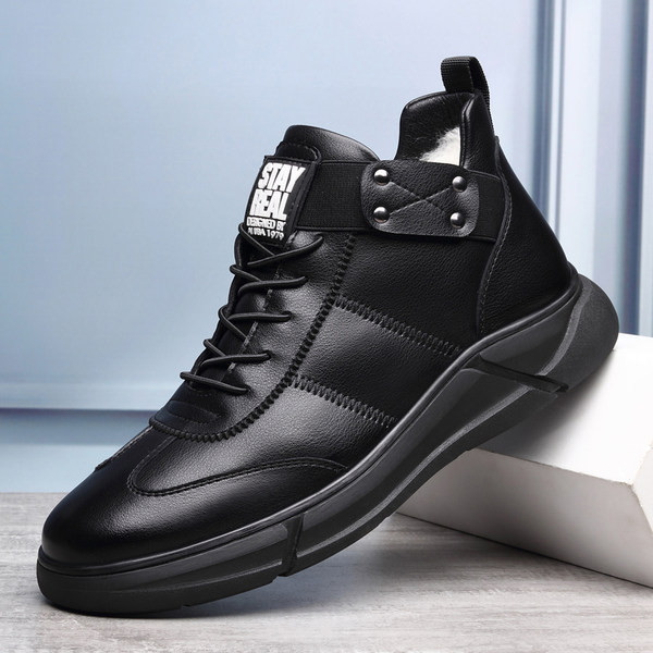 Χειμερινά ανδρικά παπούτσια από συνθετικό δέρμα - πολλά μοντέλα