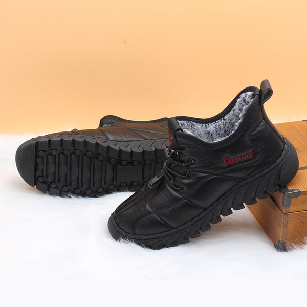 Μοντέρνα ανδρικά παπούτσια με πουπουλένια φόδρα - κατάλληλα για τον χειμώνα