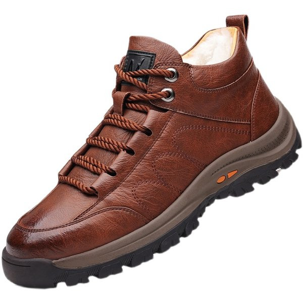 Ανδρικά χειμερινά παπούτσια με ζεστή φόδρα - δύο μοντέλα