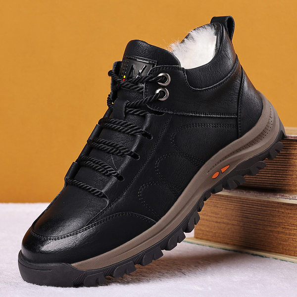 Ανδρικά χειμερινά παπούτσια με ζεστή φόδρα - δύο μοντέλα