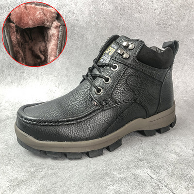 Έκο δερμάτινα χειμερινά μποτάκια με κορδόνια σε δύο χρώματα