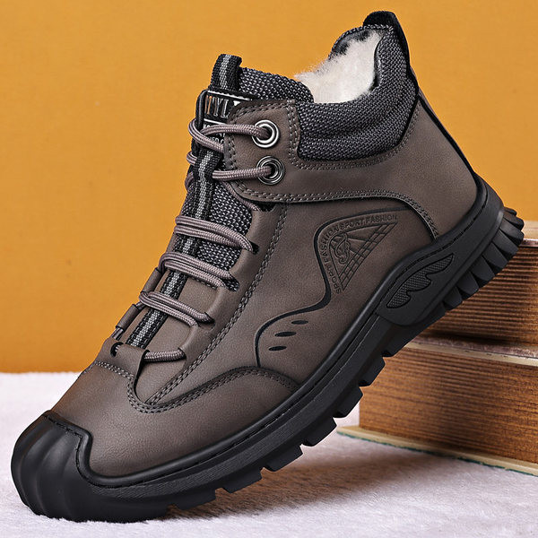 Ανδρικά χειμερινά παπούτσια με απαλή φόδρα