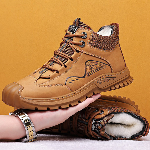 Ανδρικά χειμερινά παπούτσια με απαλή φόδρα