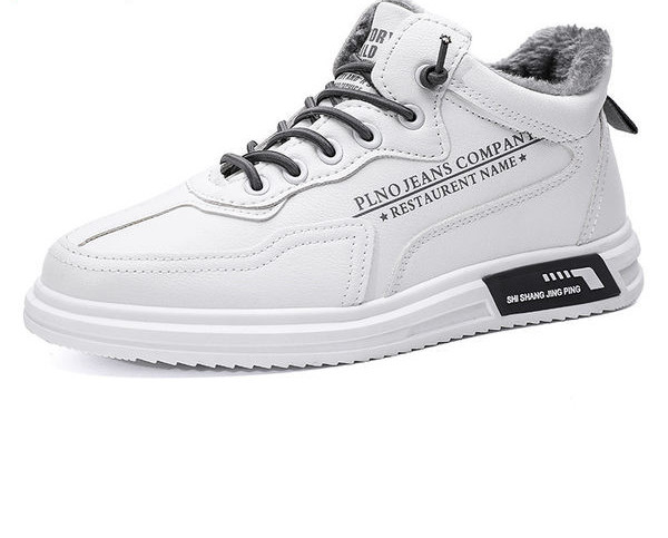 Ανδρικά έκο δερμάτινα sneakers με μαλακή φόδρα