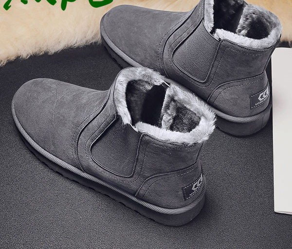 Χειμερινά ανδρικά μποτάκια με ζεστή φόδρα