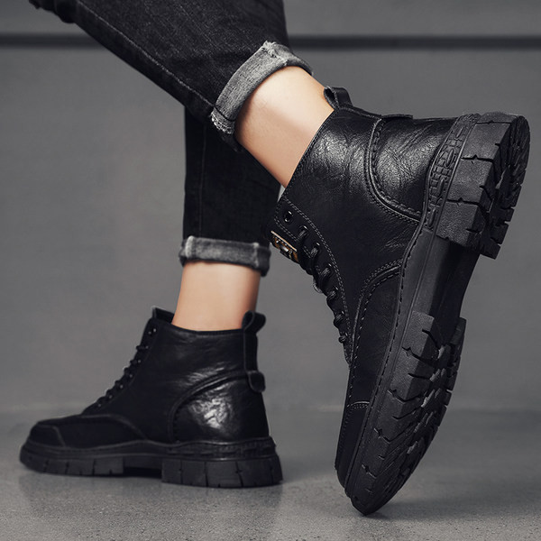 Χειμερινά ανδρικά παπούτσια με κορδόνια