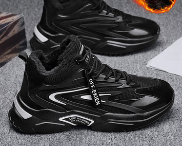 Ψηλά χειμερινά sneakers με φόδρα