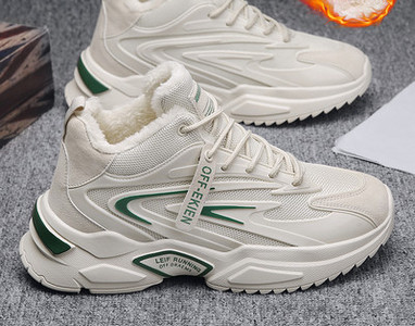 Ψηλά χειμερινά sneakers με φόδρα