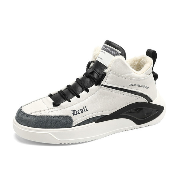 Αθλητικά παπούτσια φθινοπώρου-χειμώνα από οικολογικό δέρμα και καστόρι