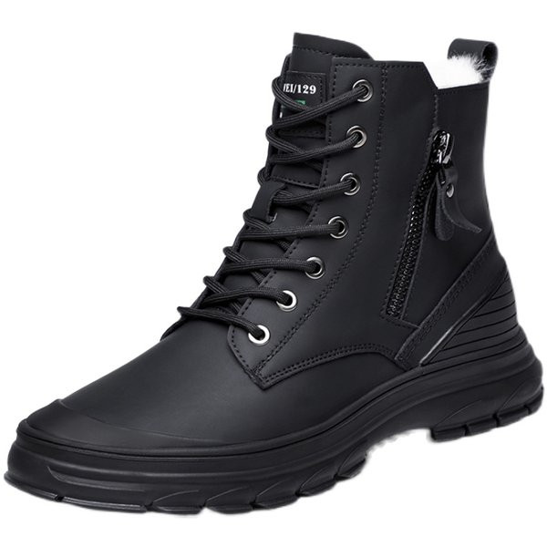 Ανδρικά οικολογικά καστόρινα μποτάκια με ζεστή φόδρα