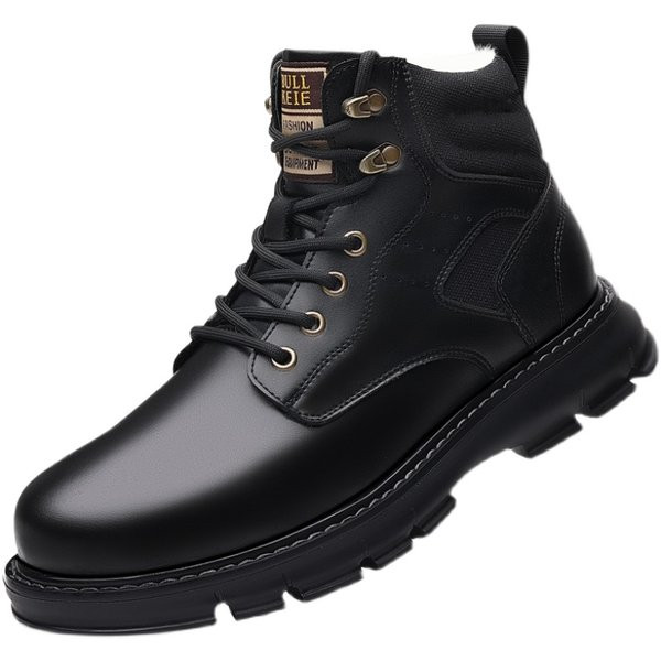 Ανδρικά μποτάκια με φόδρα και κορδόνια