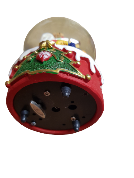 Коледна фигурка Ahelos, Преспапие, Музикално, Механично, 12 см