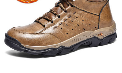 Κομψά ανδρικά χειμερινά παπούτσια από οικολογικό δέρμα σε τρία χρώματα