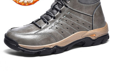 Κομψά ανδρικά χειμερινά παπούτσια από οικολογικό δέρμα σε τρία χρώματα