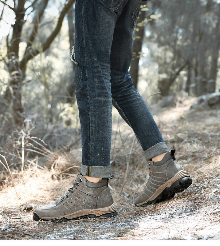 Κομψά ανδρικά χειμερινά παπούτσια από οικολογικό δέρμα σε τρία χρώματα