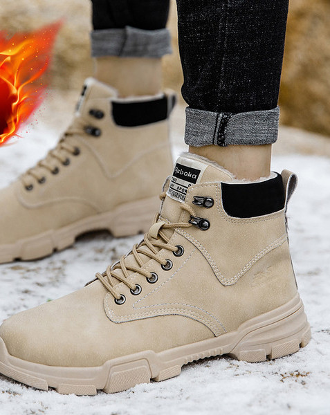 Σουέντ χειμερινές μπότες με τραχιά σόλα