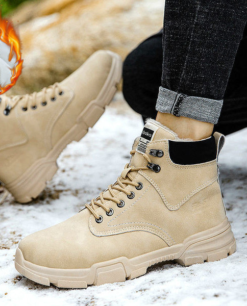 Σουέντ χειμερινές μπότες με τραχιά σόλα