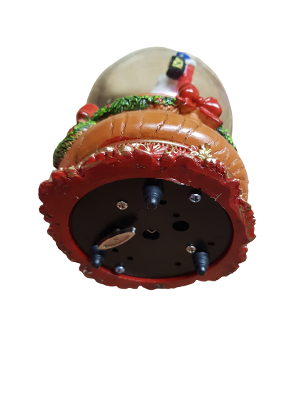 Коледна фигурка Ahelos, Преспапие, Музикално, 15х10 см