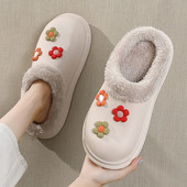 Нов модел пантофи с 3D цветя