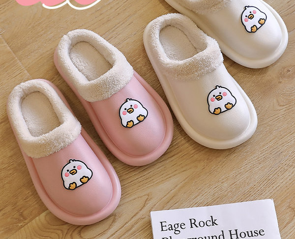 Домашни чехли с апликация 