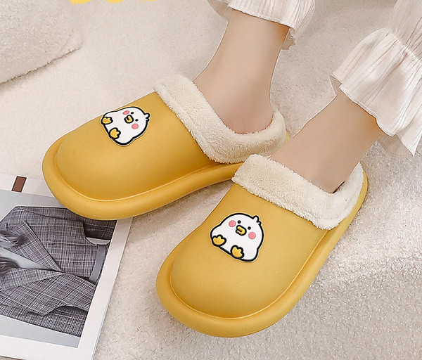 Домашни чехли с апликация 