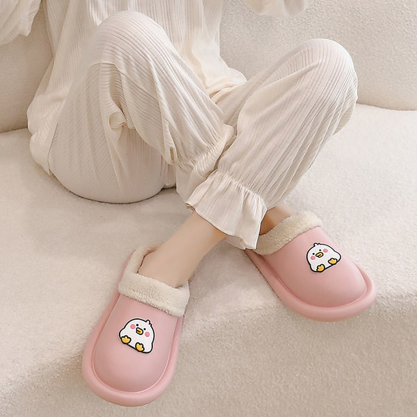 Домашни чехли с апликация 