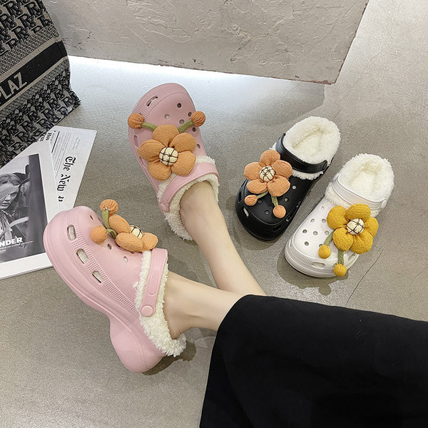 Дамски домашни чехли с мека подплата