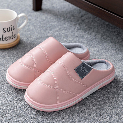 Дамски домашни чехли с  топла подплата