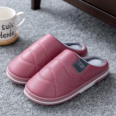 Дамски домашни чехли с  топла подплата