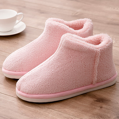 Пухени пантофи до глезена