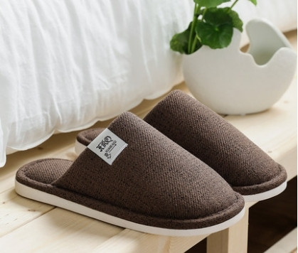 Домашни чехли изчистен модел в няколко цвята