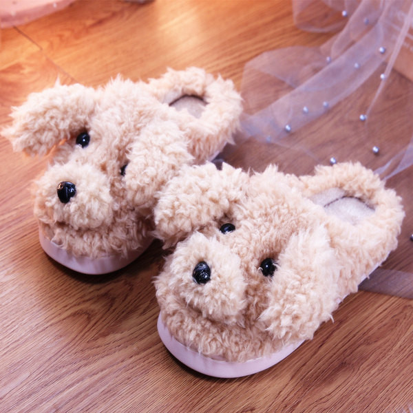 Домашни пантофи с форма на куче