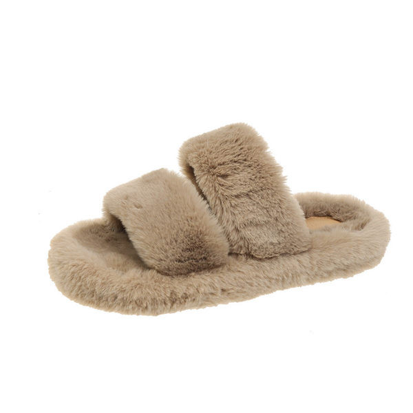 Пухкави дамски чехли в четири цвята