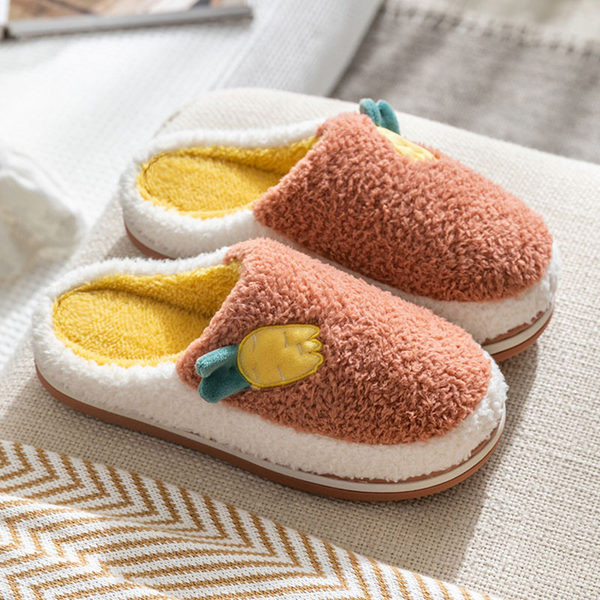 Дамски домашни чехли  с пух