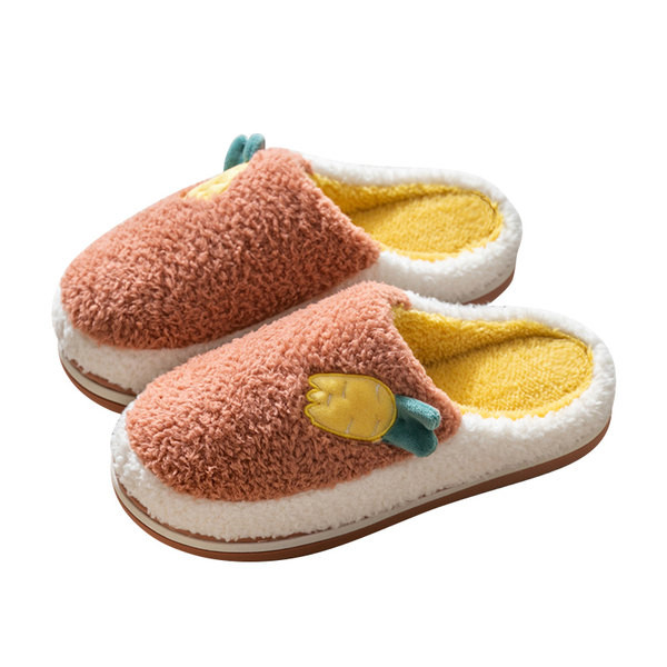 Дамски домашни чехли  с пух