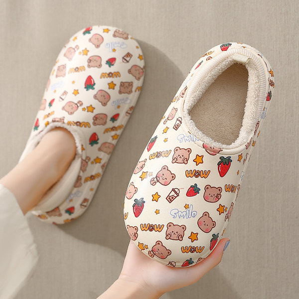 Цветни дамски пантофи с апликации