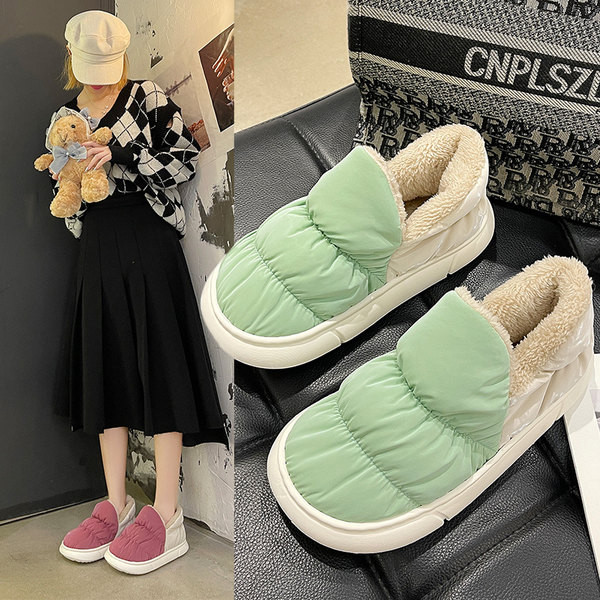 Домашни дамски пантофи и мека подплата 