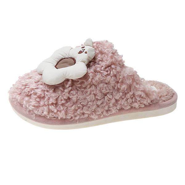 Дамски домашни чехли с 3D елемент 