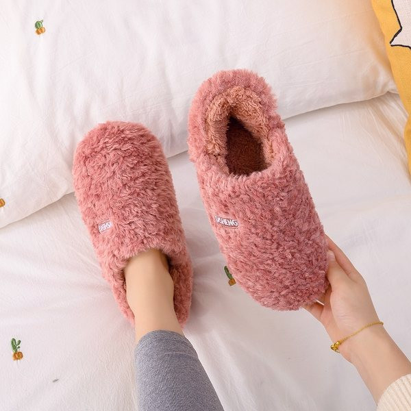 Зимни домашни пантофи с топла подплата