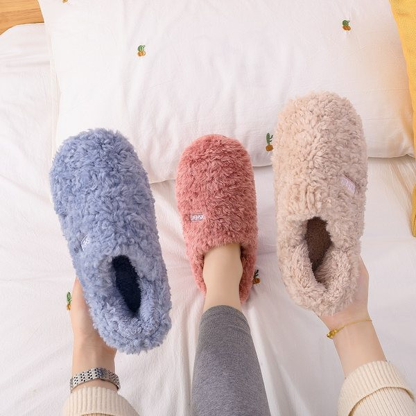 Зимни домашни пантофи с топла подплата
